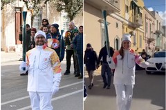 Due molfettesi nel grande viaggio della Fiamma Olimpica in Puglia