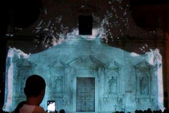 Video mapping; la chiesa del Purgatorio sotto una luce nuova