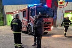 In fiamme la villa dell'ex comandante della Polizia Locale di Molfetta