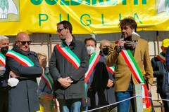 Coldiretti in piazza a Bari. Rossiello in rappresentanza del Comune di Molfetta