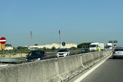 Incidente sulla SS16 bis all'altezza di Molfetta: chilometri di code in direzione Bari