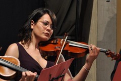 La violinista molfettese Francesca Faleo in tournée nell'orchestra di Riccardo Cocciante