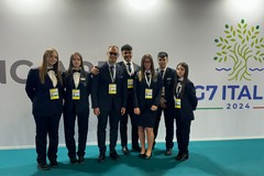 G7 in Puglia: il prof. Pisani e gli studenti dell'Alberghiero di Molfetta per il catering Media Center