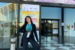 Valentina Scardigno alla fase finale del "Rumore BIM Festival" a Sanremo