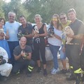 11 cuccioli di cane nel pozzo, salvati da morte certa. Gli eroi sono di Molfetta