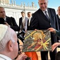 Un'icona della Madonna dei Martiri donata a Papa Francesco