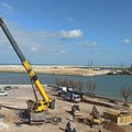 Lavori waterfront di Ponente, spostata la statua in rame della Madonna dei Martiri