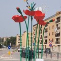 Inaugurata l'installazione  "Ci vuole un fiore " a Molfetta