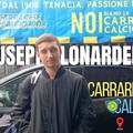 Un giovane giocatore della Molfetta Calcio U15 in prova alla Carrarese