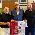 Real Molfetta C11: il presidente onorario Amato e il mister in visita al presidente della LND Puglia