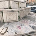 Vandalismo, numerosi danni in Piazza Vittorio Emanuele