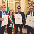 Roberto Pansini, Pasquale Brattoli e Nico Bufi Cavalieri al Merito della Repubblica Italiana