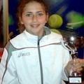 Claudia Frisario ai campionati italiani individuali di tennis under 11