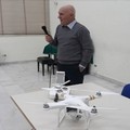 Franco Pansini nelle scuole di Molfetta per insegnare la sua passione per il drone
