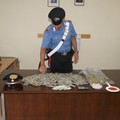 Market della marijuana a domicilio, arrestato dai Carabinieri