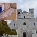 Maltempo a Molfetta: infiltrazioni d’acqua nel Duomo. Pavimento allagato