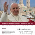 Verso il 20 aprile: gli orari della visita di Papa Francesco