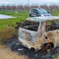 Auto rubata a Molfetta ritrovata incendiata a Ruvo