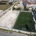 Procedono i lavori in zona Madonna dei Martiri: quasi ultimato il campetto