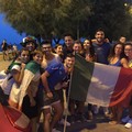 Molfetta  "cuore Azzurro ": tutti in centro a festeggiare. LE FOTO