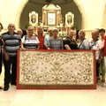 Torna a Molfetta il manto della Madonna dei Martiri di Hoboken