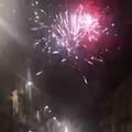 Di nuovo fuochi d'artificio in centro a Molfetta
