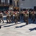 Valerio Gadaleta alla direzione della Fanfara dei Bersaglieri di Padova