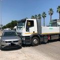 Tir piomba su una automobile: brutto incidente in Via Olivetti a Molfetta