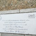Inaugurata la pietra d'inciampo del presidio di Libera intitolato a Gianni Carnicella