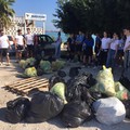 A Molfetta raccolti 581 chili di rifiuti da giovani volontari