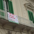 Scuole paritarie in crisi, striscioni - protesta anche a Molfetta