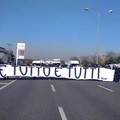 SS16 bloccata in direzione Bari: ambulanti in protesta