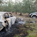 Un'auto in fiamme a Giovinazzo: era stata rubata a Molfetta