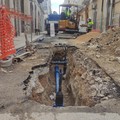 Grossa perdita idrica in via Massimo D'Azeglio. Danno riparato