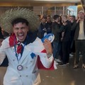 Rafael Monopoli, studente dell'Alberghiero di Molfetta, a  "Baritalia 2025 "