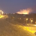 Vasto incendio nella zona del Pulo. Sul posto i Vigili del Fuoco