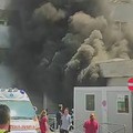 Incendio all'ospedale  "Miulli " di Acquaviva. Soccorsi anche da Molfetta