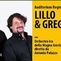 Lillo & Greg, accompagnati dall’Orchestra ico della Magna Grecia