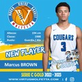 Nuovo acquisto per la Virtus Basket Molfetta: arriva lo statunitense Marcus Brown