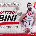 Pallacanestro Molfetta - Matteo Bini: insieme anche nella prossima stagione