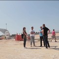 Molfetta scopre il cantiere della pista di atletica