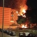 Notte di capodanno rovente a Molfetta: incendio al parco di Ponente