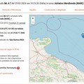 Scossa di terremoto nel nord-barese: avvertita anche a Molfetta