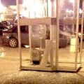 Piazza Mazzini, esplosione in una cabina telefonica a causa di un petardo