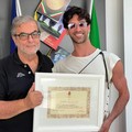 Il talento della danza Vito Pansini premiato dal Sindaco