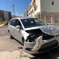 Incidente a Molfetta in via Moscati: scontro fra due vetture
