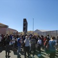 Open day vaccino: lunga coda e qualche momento di tensione all'hub di Molfetta
