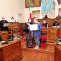Maria Giancaspro premiata ad Andria per il suo operato come dipendente comunale