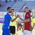 Il Borgorosso Molfetta stamattina in campo al  "Poli " contro il Bisceglie