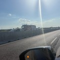 Incidente sulla SS16 a Molfetta, auto si ribalta: traffico rallentato in direzione Bari